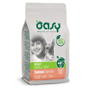 Oasy Dry Dog One Animal Protein Adult Small/Mini Salmon 2,5kg