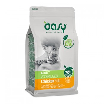 Oasy Dry Cat Lifestage Adult Sterilised Chicken 1.5kg