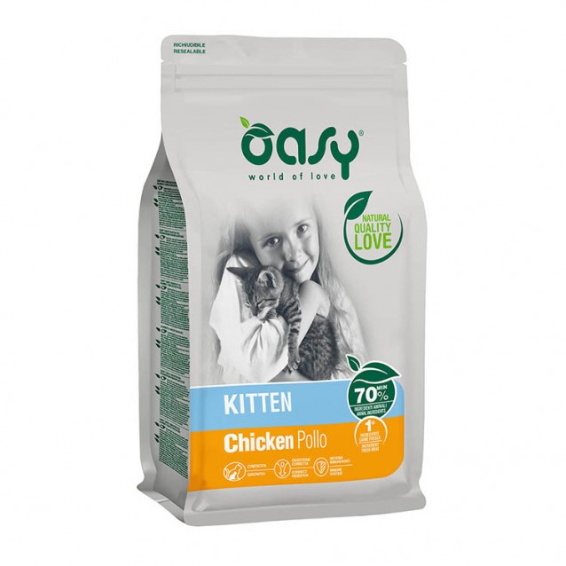 Oasy Dry Cat Lifestage Kitten Chicken 300gr
