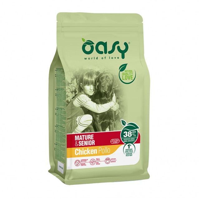 Oasy Dry Dog Lifestage Mature & Senior Chicken 12kg