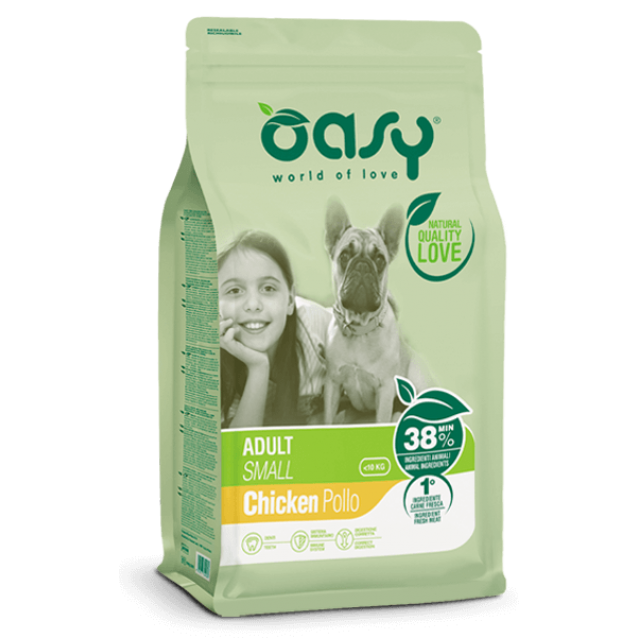 Oasy Lifestage Adult Small Chicken 3kg