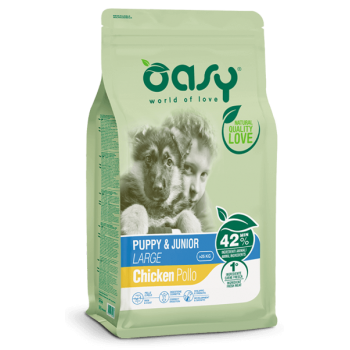 Oasy Lifestage Puppy & Junior Large Chicken 12kg