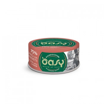 Oasy Wet Cat More Love/Κονσερβάκια Adult Tuna-Shrimp 70gr