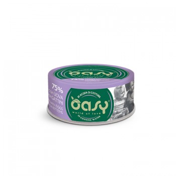 Oasy Wet Cat More Love/Κονσερβάκια Kitten Chicken-Egg 70gr