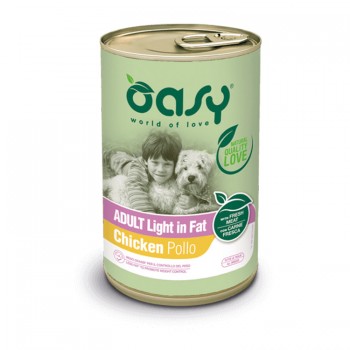 Oasy Life Stage Pate Dog Adult Chicken Light 400gr