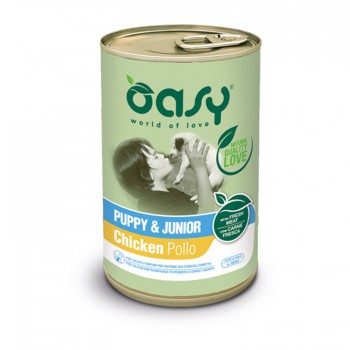 Oasy Life Stage Pate Dog Puppy & Junior Chicken 400gr