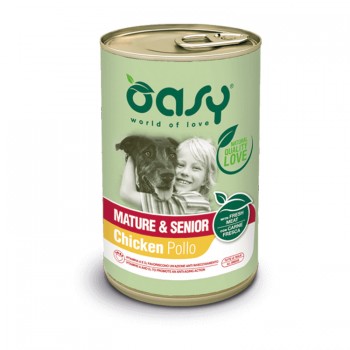 Oasy Life Stage Pate Dog Senior Chicken 400gr