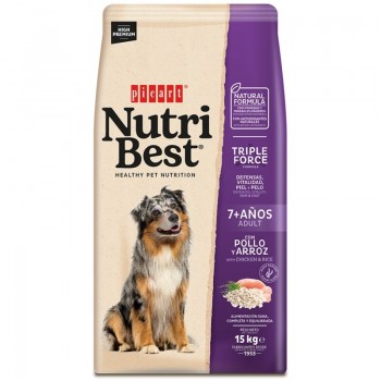 Picart NutriBest Senior 7+ Chicken & Rice Premium 15kg
