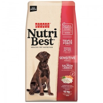 Picart NutriBest Adult Sensitive Salmon & Rice Premium 15kg