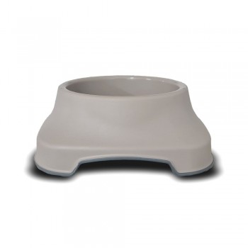 Pet Plast Art Πλαστικό Μπολ Τροφής Κατοικίδιων Μπεζ 1lt 23x22x7,5cm