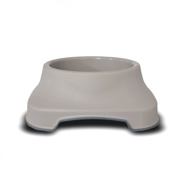 Pet Plast Art Πλαστικό Μπολ Τροφής Κατοικίδιων Μπεζ 1lt 23x22x7,5cm