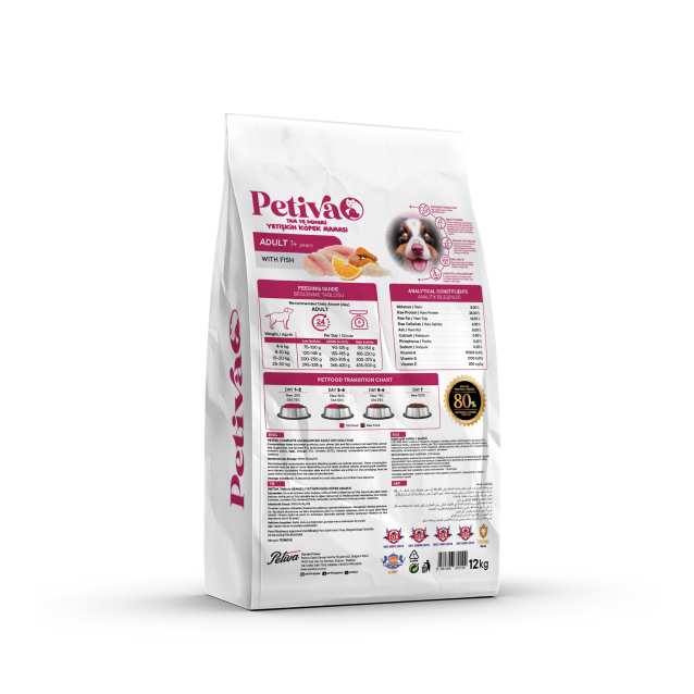 Petiva Dog Food Adult Fish 12kg