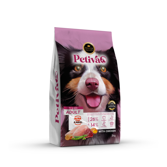 Petiva Dog Food Adult Chicken 3kg