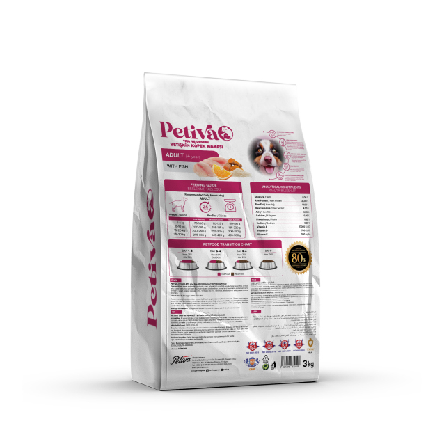 Petiva Dog Food Adult Fish 3kg