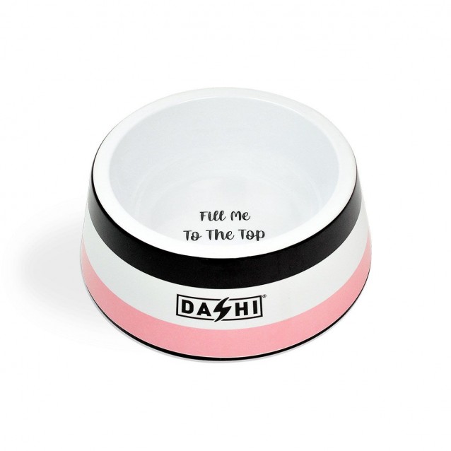 Dashi Stripes Pink & Black Bowl Large 1700ml 26x10cm