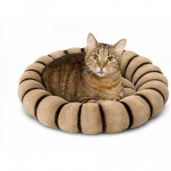 Κρεβάτι Σκύλου και Γάτας PupCloud Στρογγυλό 70x154 cm Καφέ