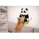 Snuggles The Panda Cat Scratcher 50*80cm Αυτοκόλλητο Ονυχοδρομιο