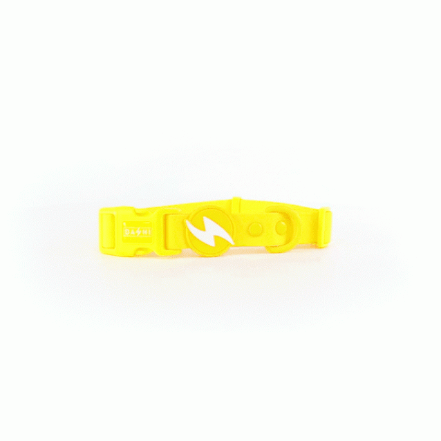 Dashi Περιλαίμιο Κολάρο Σκύλου Colorflex Yellow Small