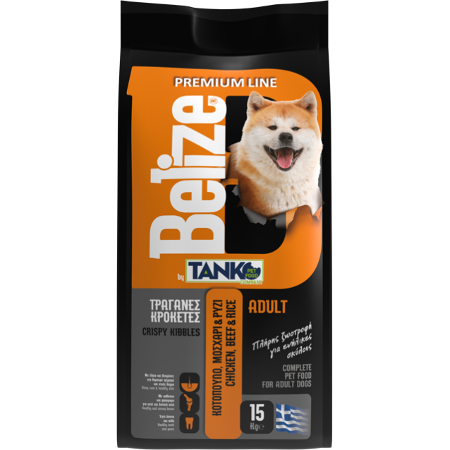 Tanko Belize Adult Dog Chicken & Beef 15kg 26/15