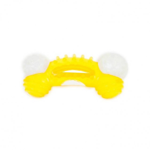 Akinu Dental Παιχνίδι Για Σκύλους Strong Nylon Κίτρινο 13cm