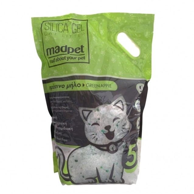 Madpet Άμμος Σιλικόνης Πράσινο Μήλο 5lt