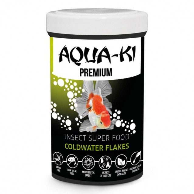 Aqua-ki Insect Coldwater Flakes 250ml/45gr