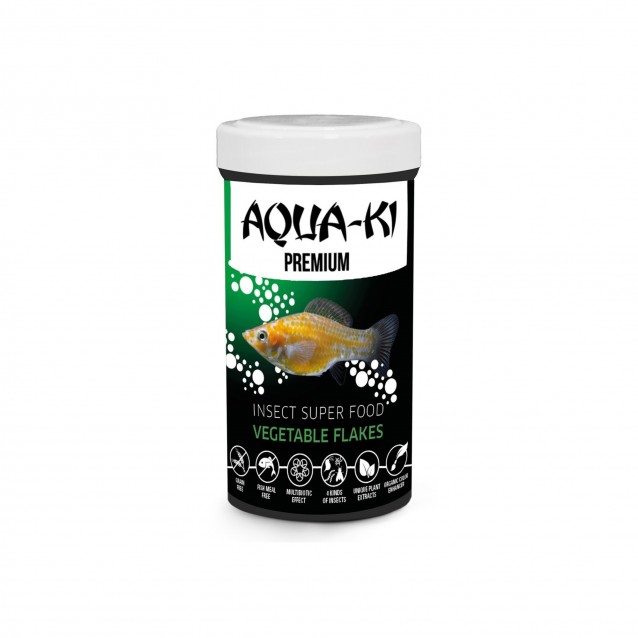 Aqua-ki Insect Vegetable Flakes 100ml/18gr Aqua-ki Insect Vegetable Flakes 100ml/18gr