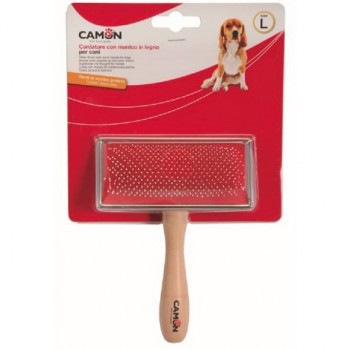 Camon Βούρτσα Σλίκερ Με Ξύλινη Λαβή Large 12x6cm