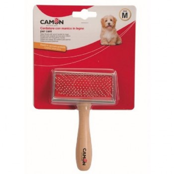 Camon Βούρτσα Σλίκερ Με Ξύλινη Λαβή Medium 9x4.5cm