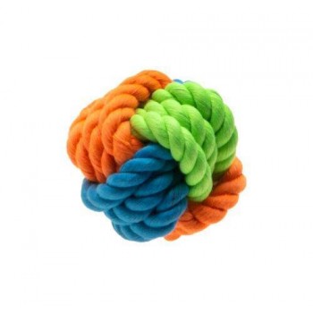 Aquael Comfy Shanty Ball Fi Παιχνίδι Σκύλου Μπάλα Από Σχοινί 5cm
