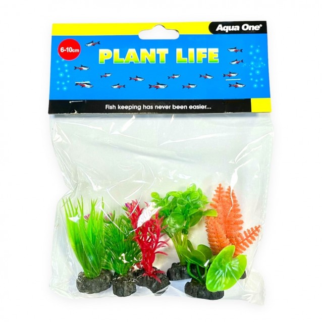 Aqua One Διακοσμητικά Φυτά Ενυδρείου 6-10cm Assorted Ground 6pcs