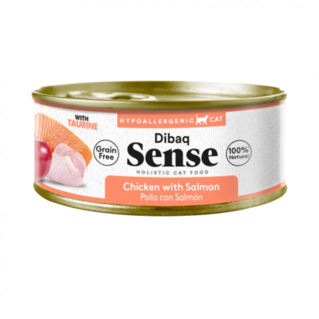 Dibaq Sense Holistic Hypoallergenic Grain Free Chicken With Salmon 70gr