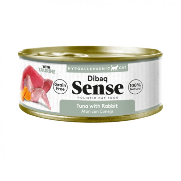 Dibaq Sense Holistic Hypoallergenic Grain Free Tuna With Rabbit 70gr