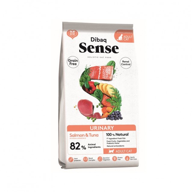Dibaq Sense Cat Holistic Hypoallergenic Grain Free Urinary Salmon & Tuna 6kg