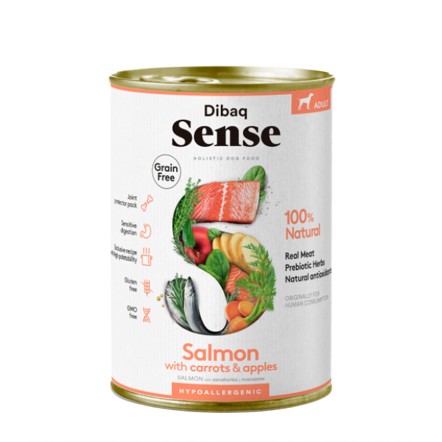 Dibaq Sense Holistic Hypoallergenic Grain Free Salmon & Herring 380gr