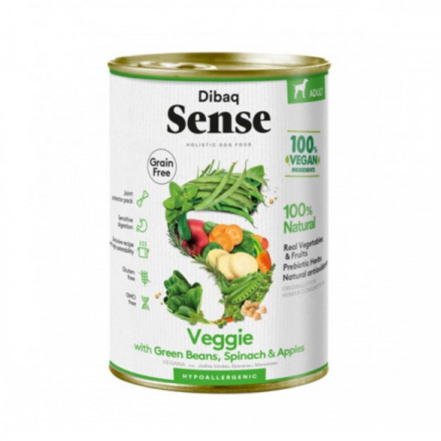 Dibaq Sense Holistic Hypoallergenic Grain Free Veggie 380gr