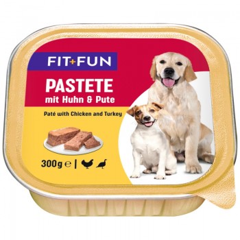 Fit+Fun Πατέ Σκύλου Με Κοτόπουλο & Γαλοπούλα 300gr