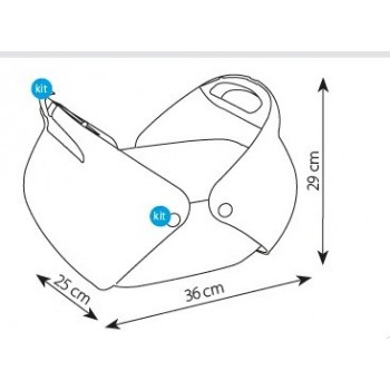 Imac Πλαστικό Κουτί Μεταφοράς Για Μικρά Κατοικίδια Baggy Dark Pink 36x25x29cm