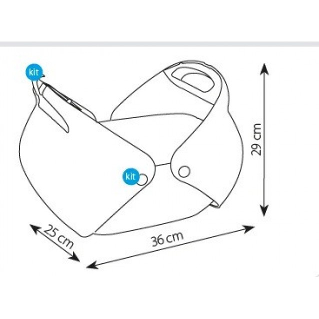 Imac Πλαστικό Κουτί Μεταφοράς Για Μικρά Κατοικίδια Baggy Dark Pink 36x25x29cm