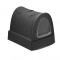 Imac Τουαλέτα Γάτας Zuma 2nd Life Plastic Με Συρτάρι Μαύρο 56x40x42,5cm