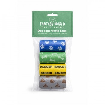 Fantasy World Σακούλες Περιττωμάτων 4 Rolls