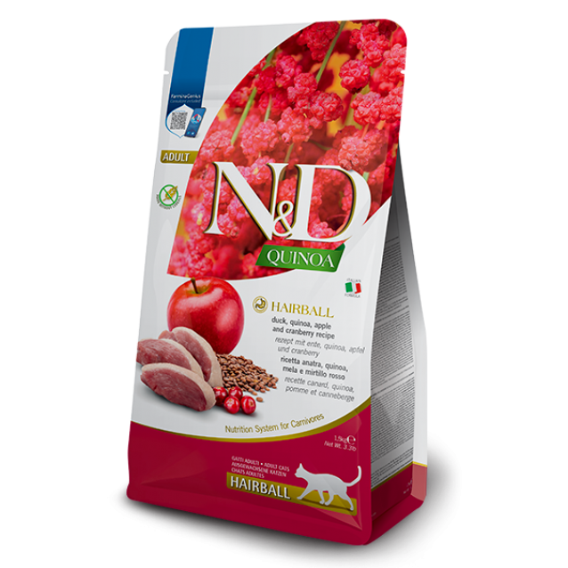 Farmina N&D Adult Cat Quinoa Hairball 300gr