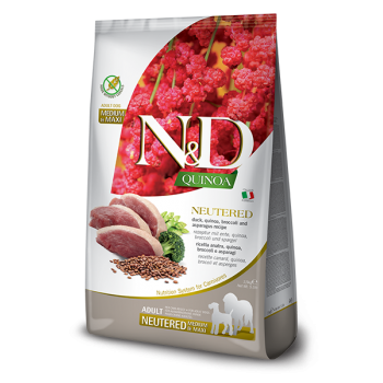 Farmina N&D Adult Dog Quinoa Neutered Duck Med/Maxi 12kg