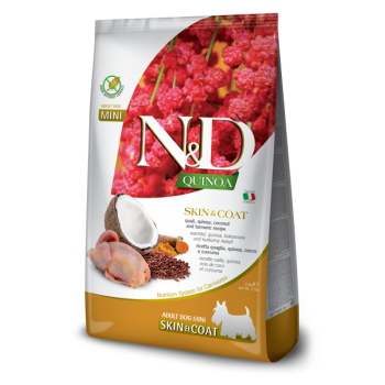 Farmina N&D Adult Dog Mini Quinoa Skin & Coat With Quail 2.5kg