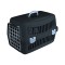 Felix Mix Box Μεταφοράς Με Πλαστική Πόρτα Μαυρο/Γκρι 48x32,5x32,5cm