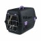 Felix Mix Box Μεταφοράς Με Μεταλλική Πόρτα Μαύρο/Μωβ 48x32,5x32,5cm