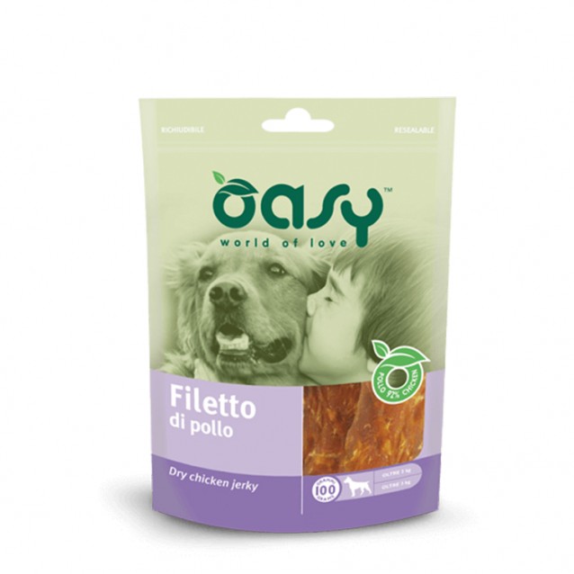 Oasy Λιχουδιές Σκύλου Φιλετάκια Κοτόπουλου 100gr