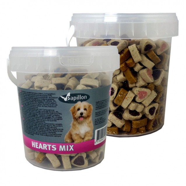 Papillon Hearts Mix Λιχουδιές Σκύλου Σε Σχήμα Καρδιάς 500gr