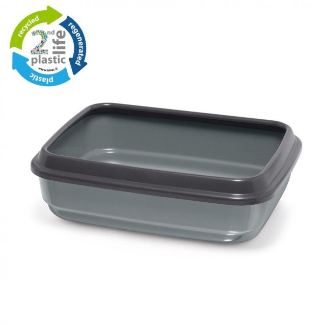 Imac Λεκάνη Γάτας Jerry 2nd Life Plastic Grey 50x40x14,5cm