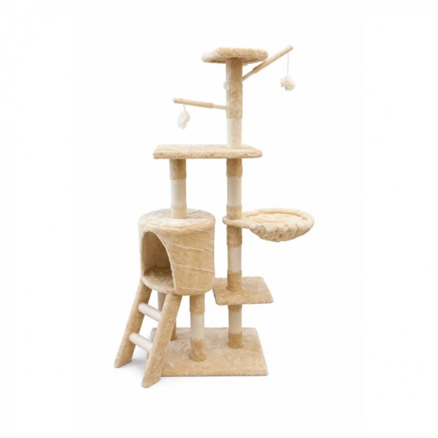 The Honeycomb Scratch Cat Tree 48×34×138 cm Ονυχοδρόμιο